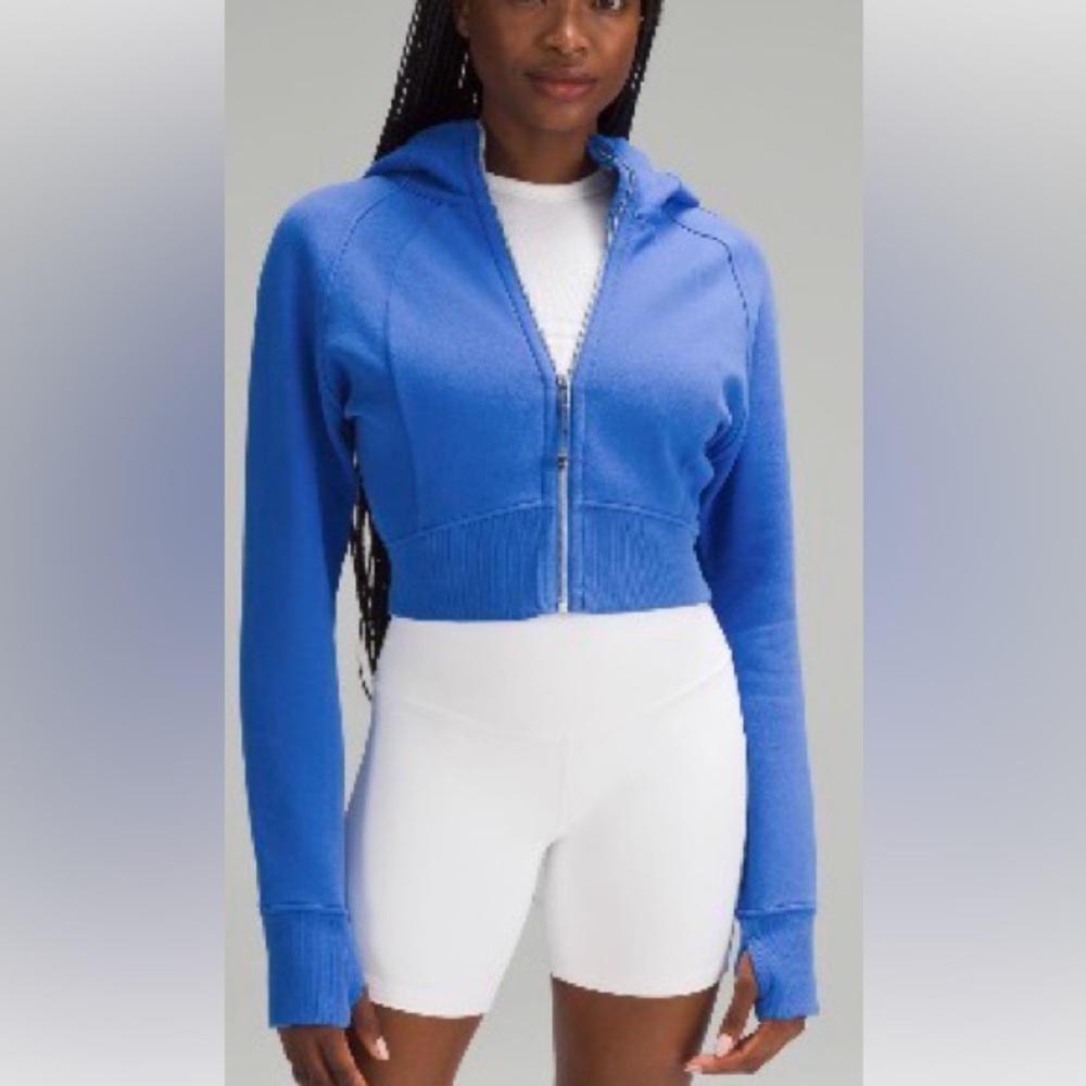 Lululemon Scuba Full Zip Cropped Hoodie